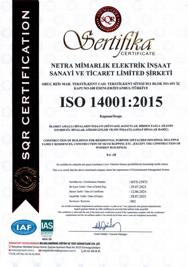 ISO 14001 - Çevre Yönetimi